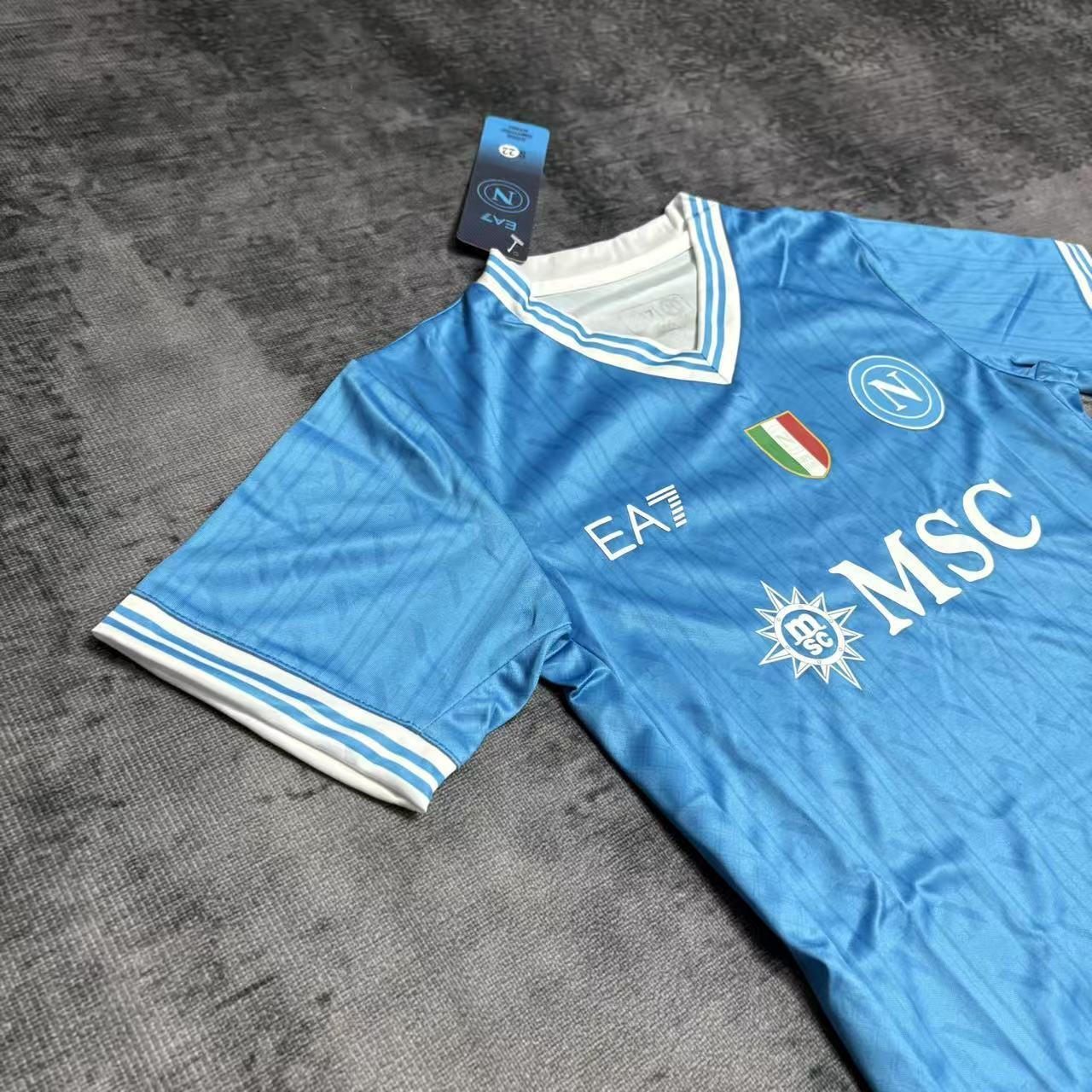 Conjunto Infantil Napoli 2025/26 – DA Sports Oficial