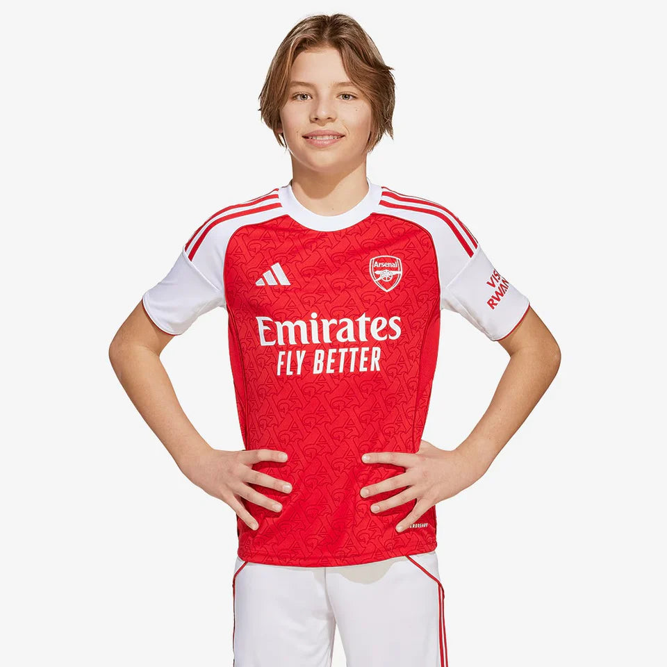 Conjunto Infantil Arsenal Home 2025  - Vermelho