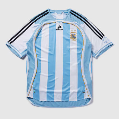 Camisa Seleção Argentina Retrô 2006 Azul e Branca- Adidas