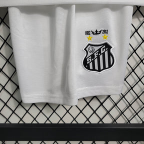 Kit infantil Santos 2012 Retrô - Branca Nike Neymar