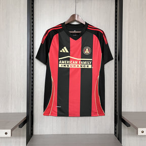 Camisa da Atlanta united  Home 2025 Preto e Vermelho