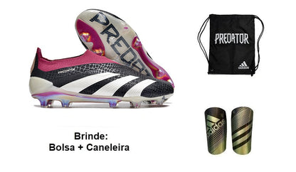 Chuteira Campo Adidas Predator Laceless Tongue FG - DA Sports