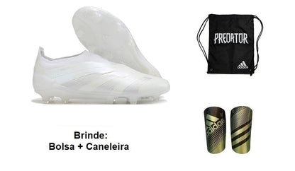 Chuteira Campo Adidas Predator Laceless Tongue FG - DA Sports