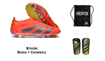 Chuteira Campo Adidas Predator Laceless Tongue FG - DA Sports