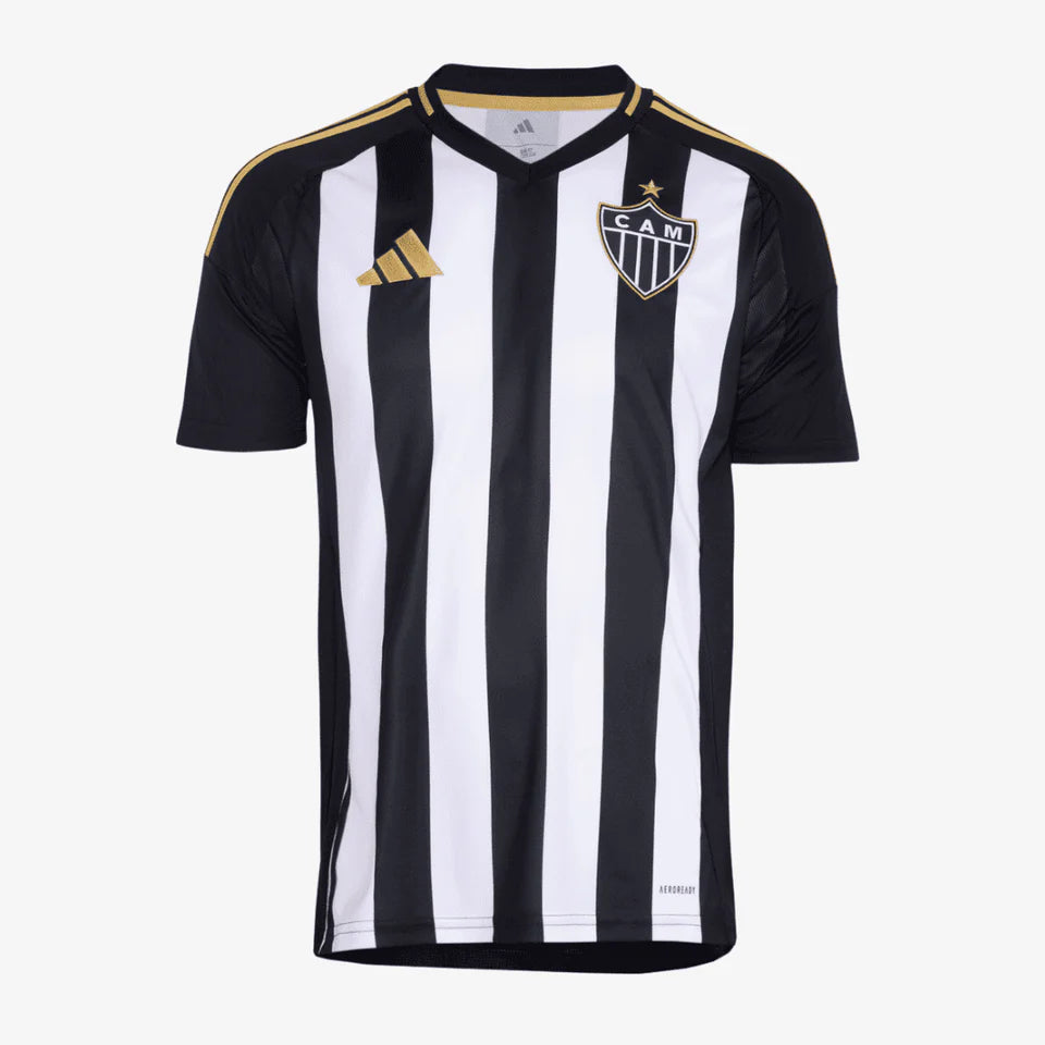 Camisa 1 Atlético MG 25/26 Preta e branca