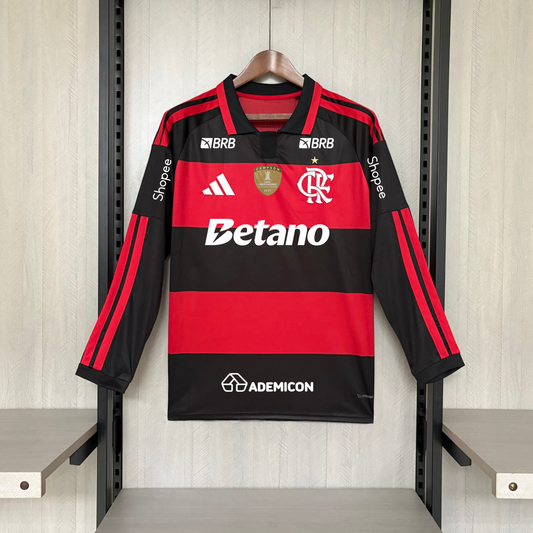 Camisa Manga Longa do Flamengo Home 2026/27 Torcedor
