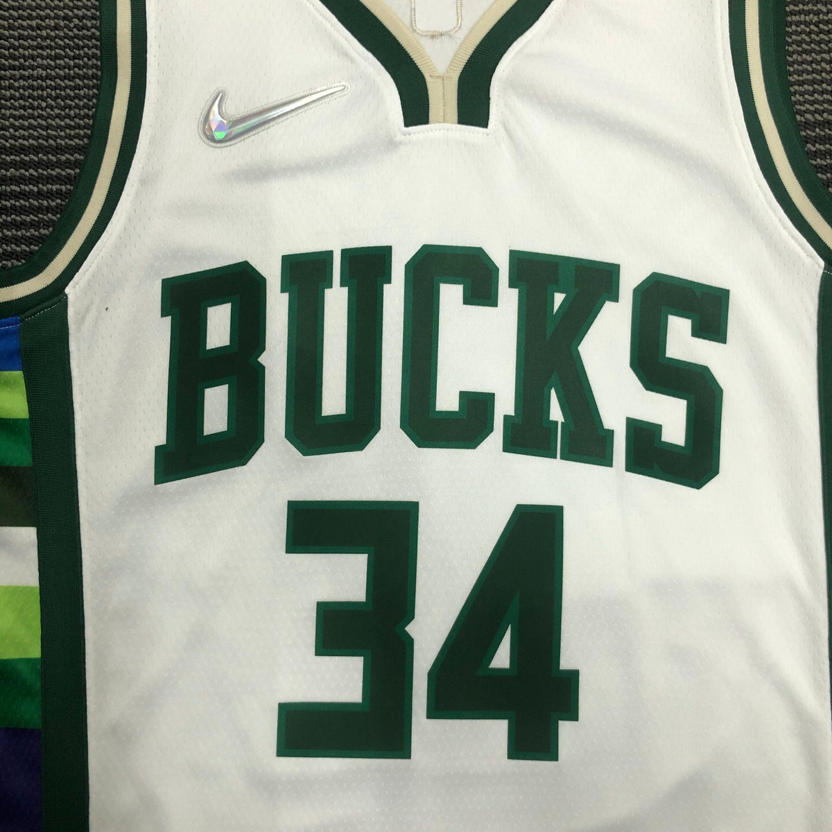 Regata NBA Milwaukee Bucks City Edition Diamante 75th Masculina