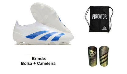Chuteira Campo Adidas Predator Laceless Tongue FG - DA Sports