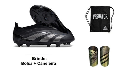 Chuteira Campo Adidas Predator Laceless Tongue FG - DA Sports