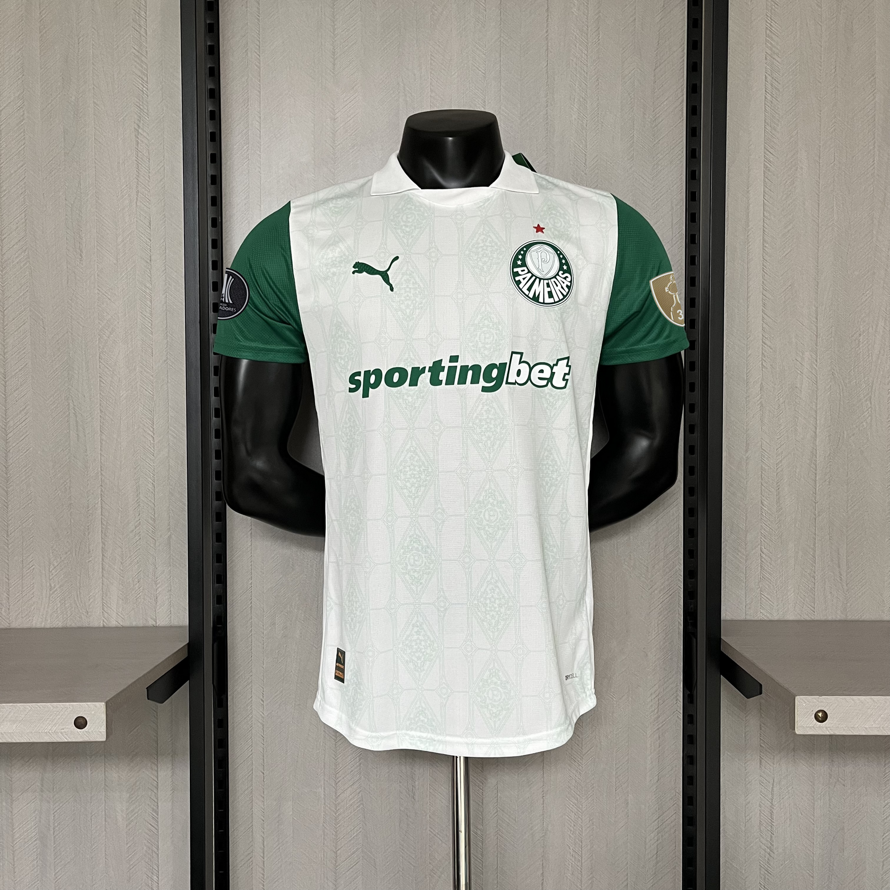 Camisa Palmeiras II 2025 Jogador  C/Patrocinio - Branca