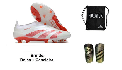 Chuteira Campo Adidas Predator Laceless Tongue FG - DA Sports