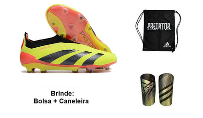 Chuteira Campo Adidas Predator Laceless Tongue FG - DA Sports
