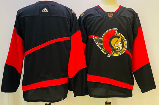 Camisa NHL Ottawa Senators Reverse Retrô 2.0 Jersey Preta