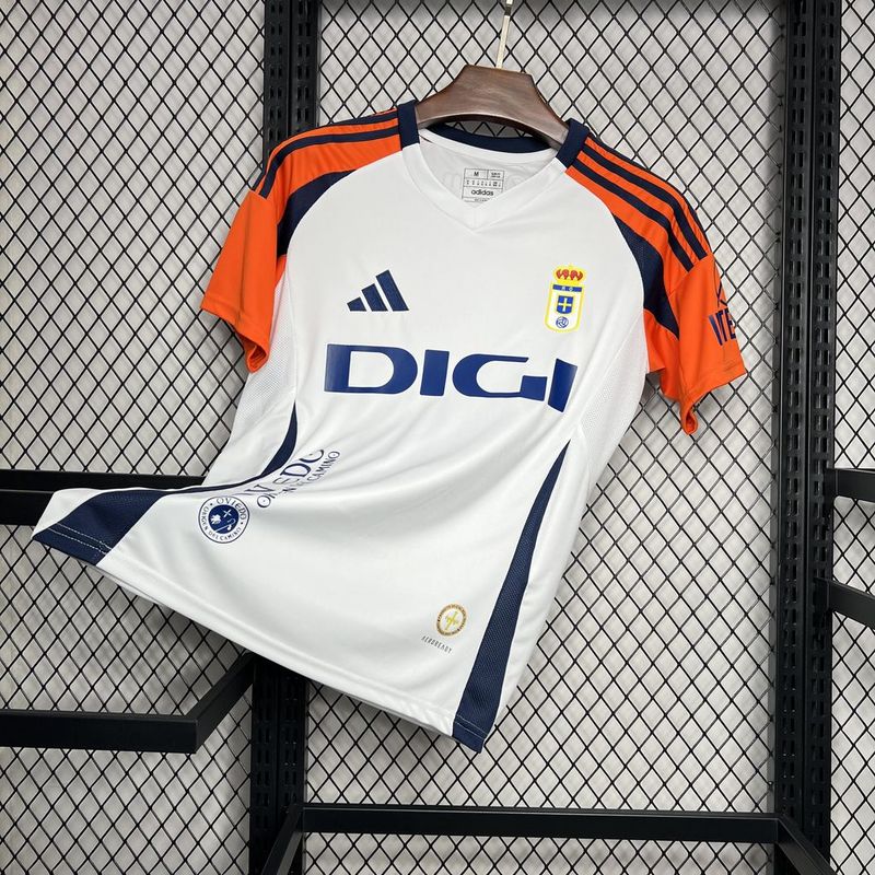 Camisa Real Oviedo Branca Away II 24/25 Masculina