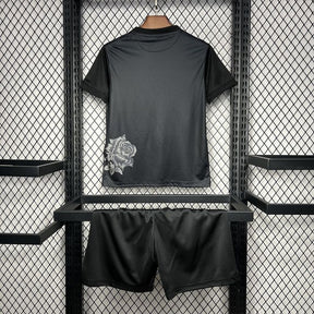Kit Infantil Real Madrid Away 24/25- Preto