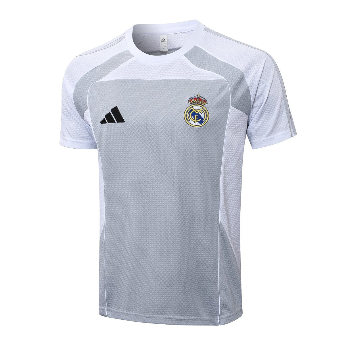  Real Madrid Tシャツ Mサイズ グレー Kit de Treino adulto Real Madrid 2025/26 Short e Camisa – DA
