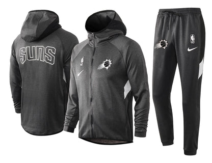 Conjunto Nike NBA Therma Flex Phoenix Suns Preto Treino