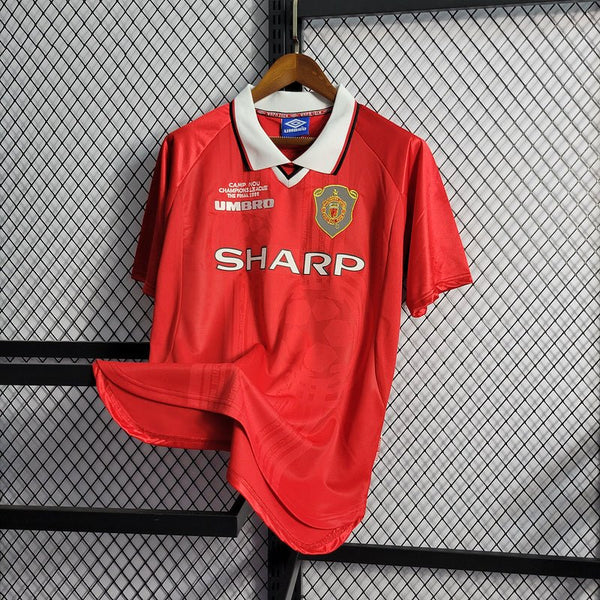 ManchesterUnited 98/00ホームユニフォーム長袖 SHARP Camisa Manchester United 98/99 Sharp – DA Sports Oficial