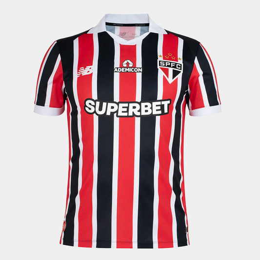 Camisa São Paulo II 2026/27 Jogador New Balance Masculina - Vermelho+Branco