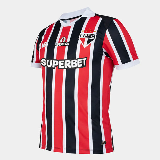 Camisa São Paulo II 2026/27 Jogador New Balance Masculina - Vermelho+Branco