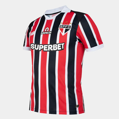 Camisa São Paulo II 2026/27 Jogador New Balance Masculina - Vermelho+Branco