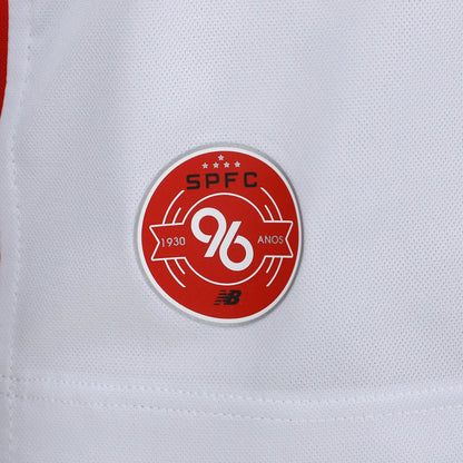 Camisa São Paulo I 2026/27 Torcedor New Balance Masculina - Branco+Vermelho