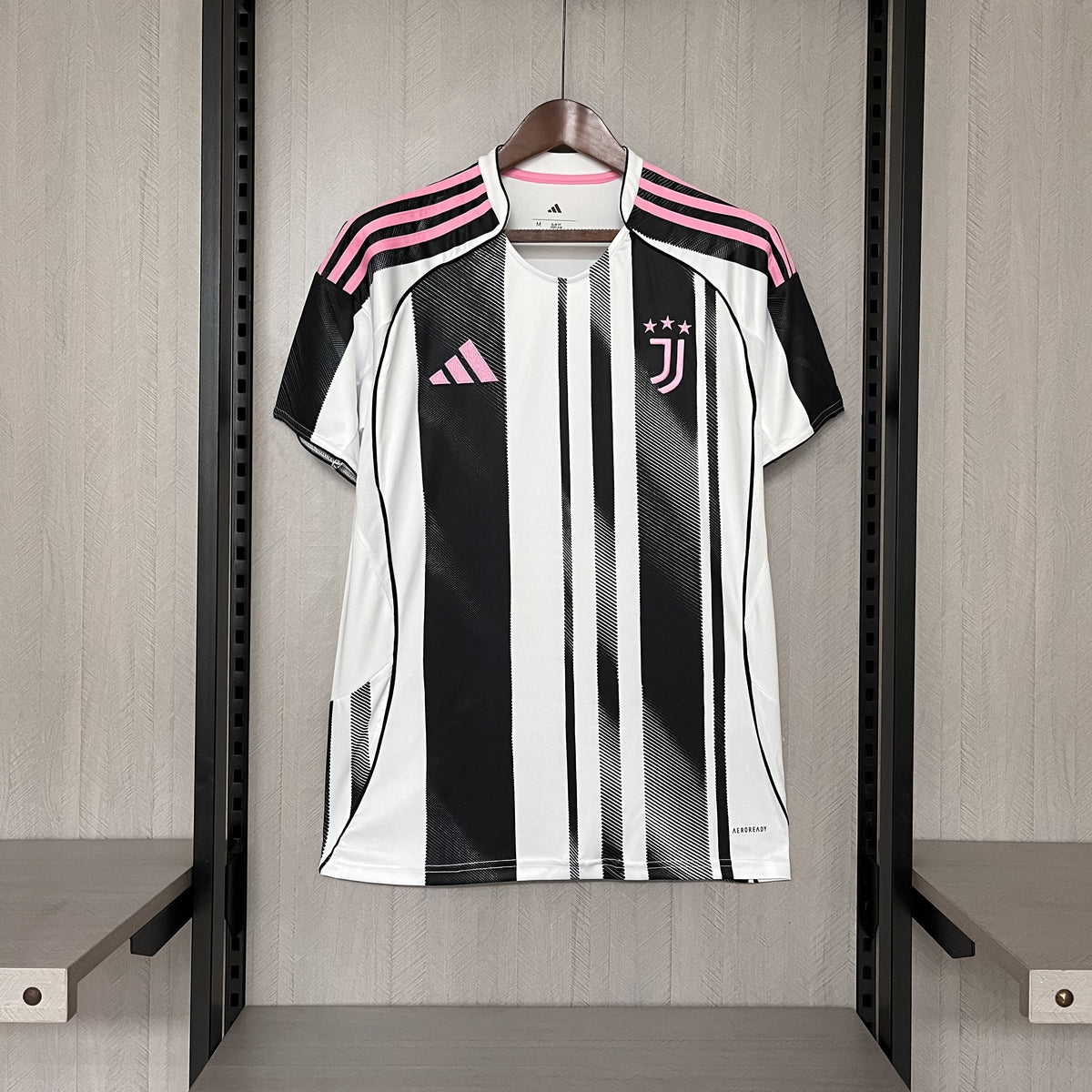 Camisa da Juventus Home 2025 - Preta e Branca