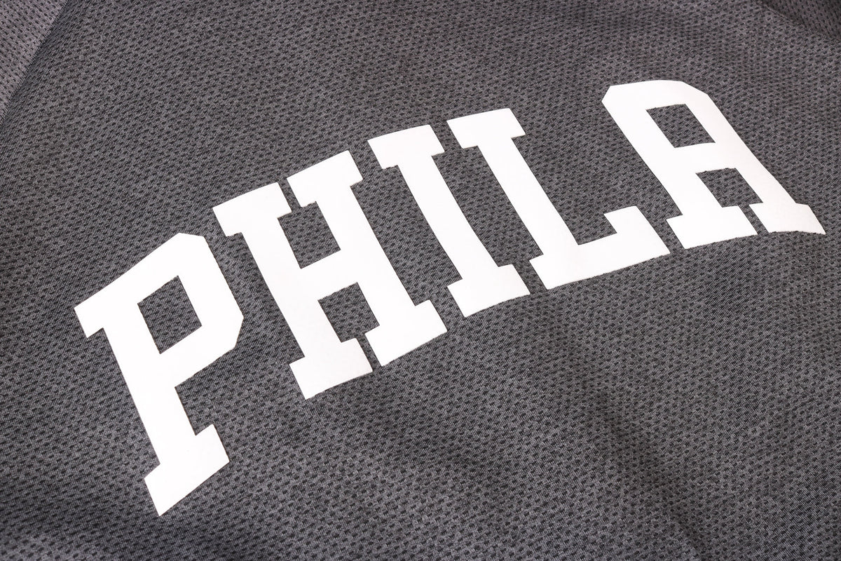 Conjunto Nike NBA Therma Flex Philadelphia 76ers Preto Treino