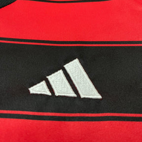 Kit Infantil  Flamengo I 2025 s/n° Torcedor Adidas - Vermelho+Preto