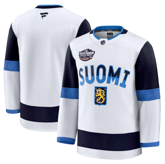 Camisa NHL Finlândia 4Nations Face-Off 2025