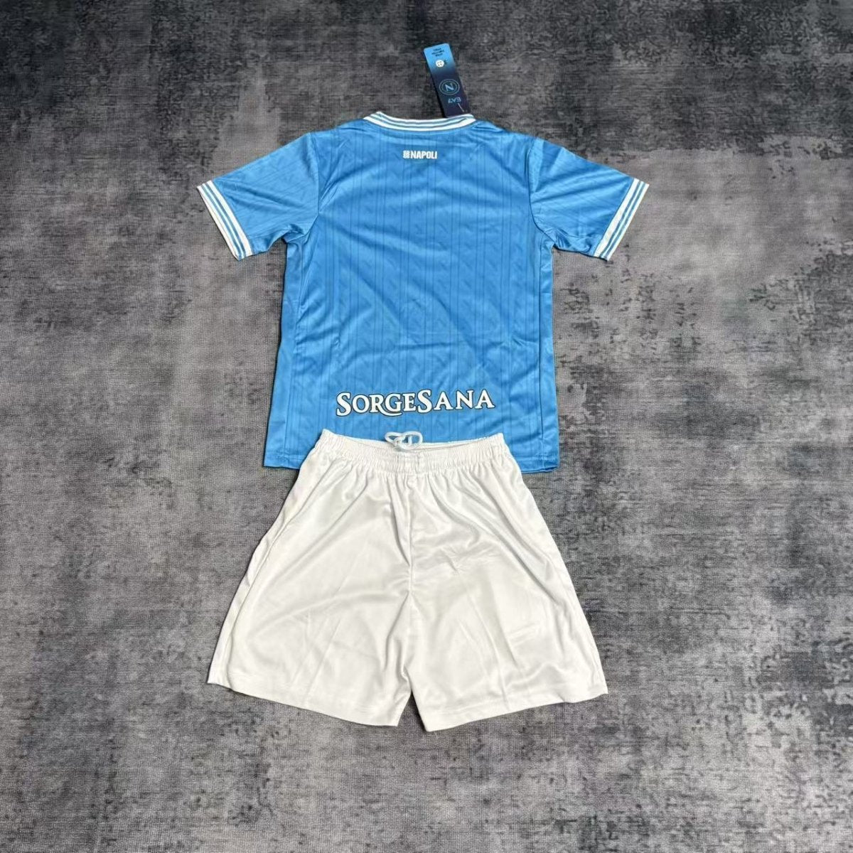 Conjunto Infantil Napoli 2025/26 – DA Sports Oficial