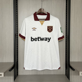 Camisa West Ham Third 24/25 Branca e Grená Torcedor Masculina Umbro