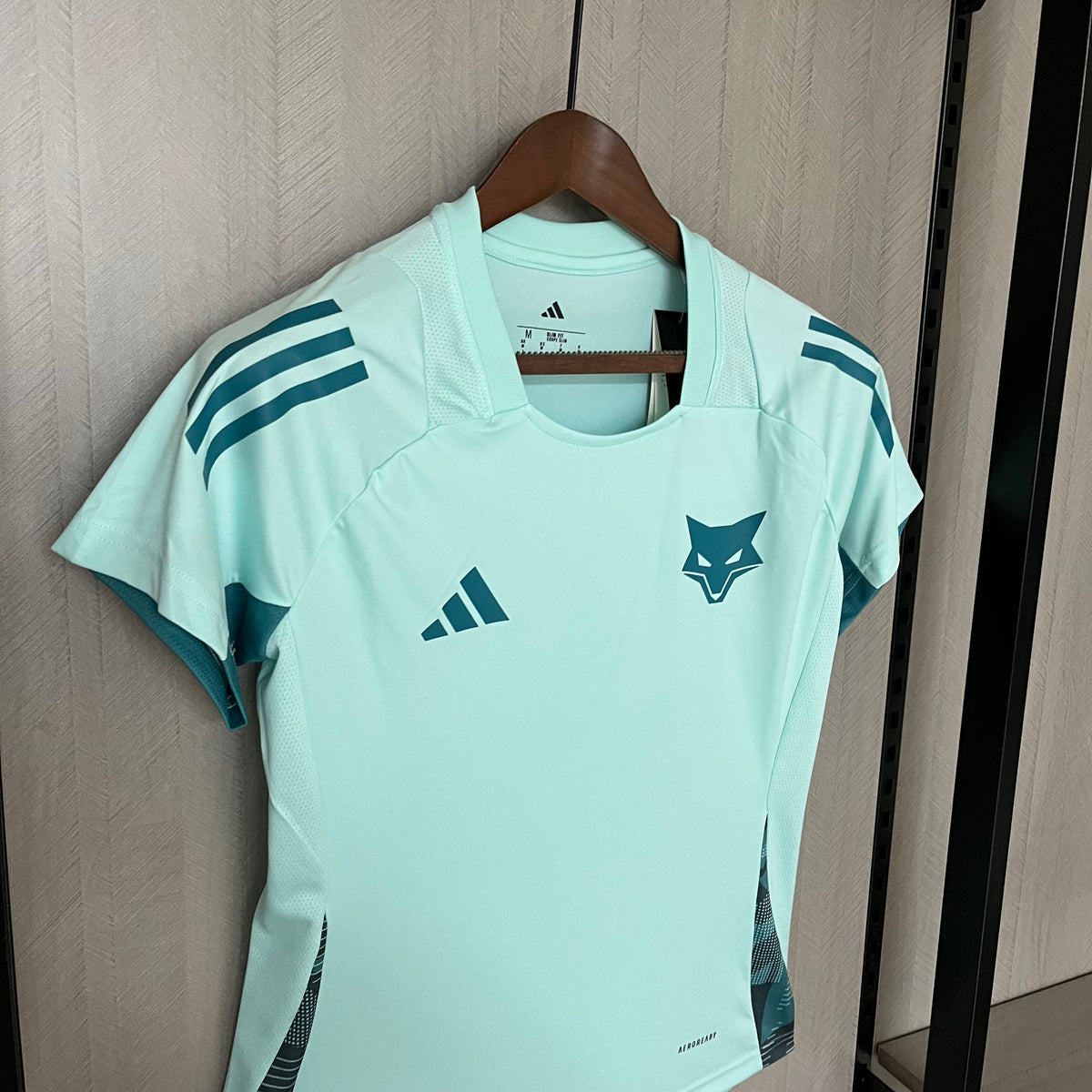 Camisa Cruzeiro 25/26 Treino Adidas Feminina - Azul Turquesa