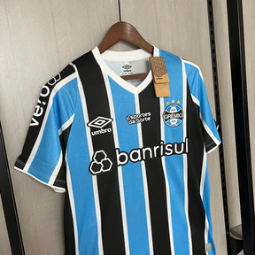 Camisa Masculina Umbro Gremio Oficial 24/25 Torcedor   (Com todos patrocinadores)