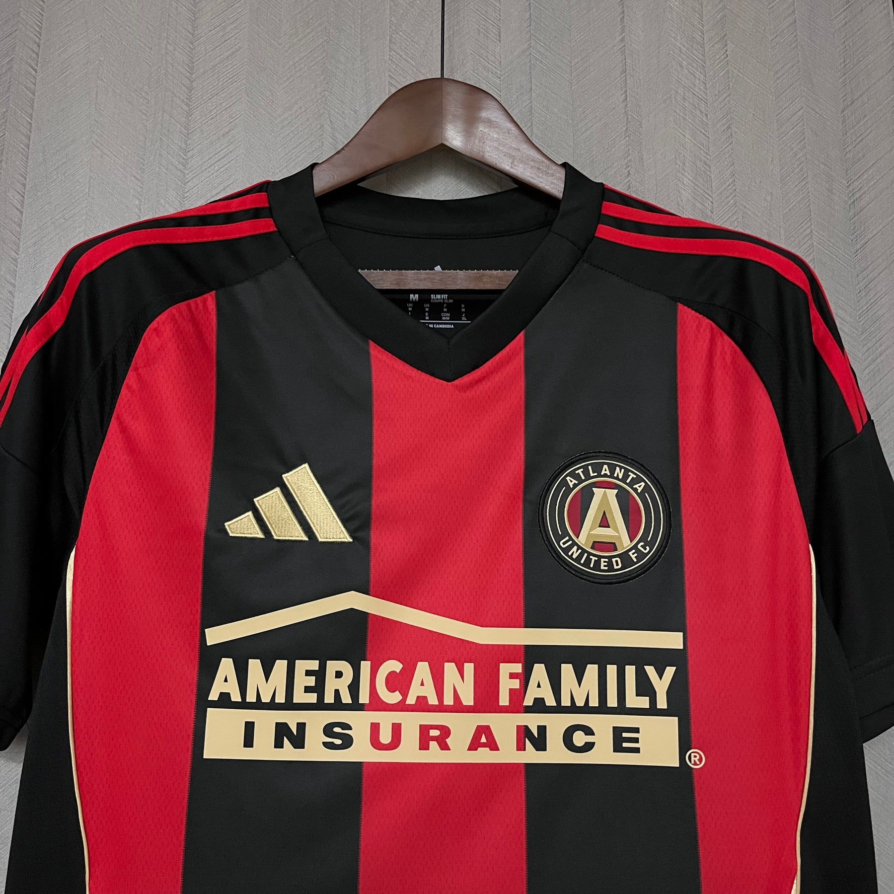 Camisa da Atlanta united  Home 2025 Preto e Vermelho