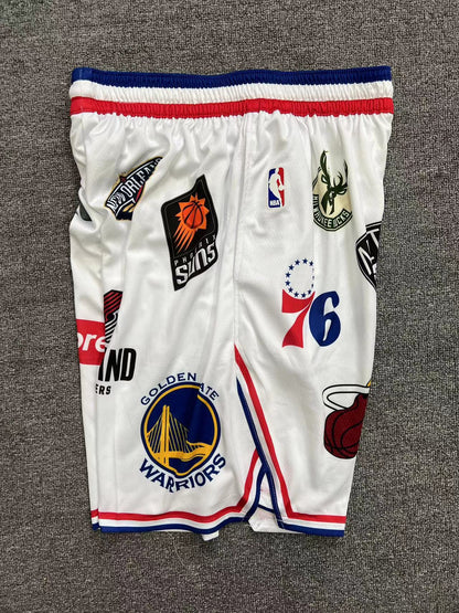 Short Supreme x NBA White