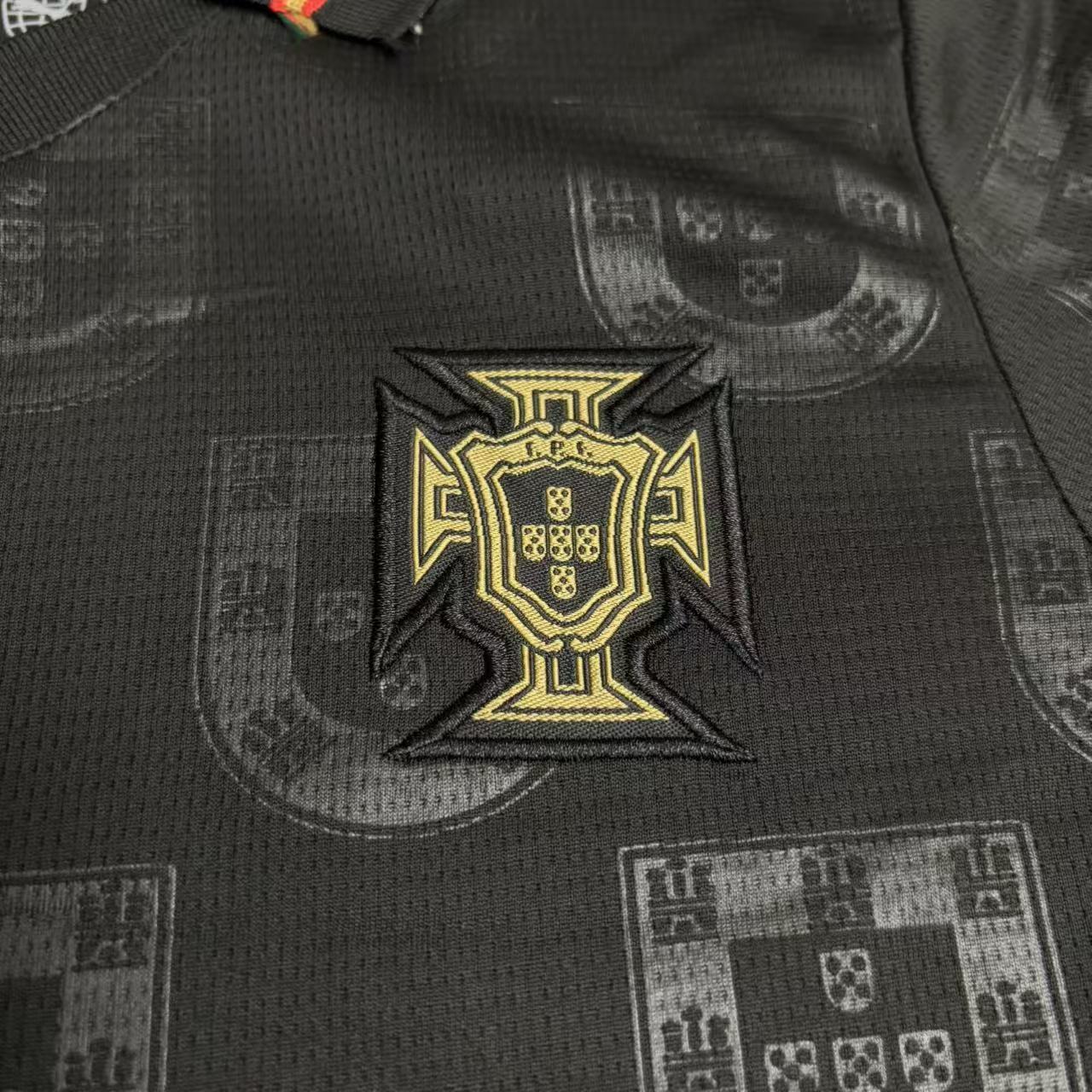 Conjunto Infantil Portugal Pantera Negra 2025/26