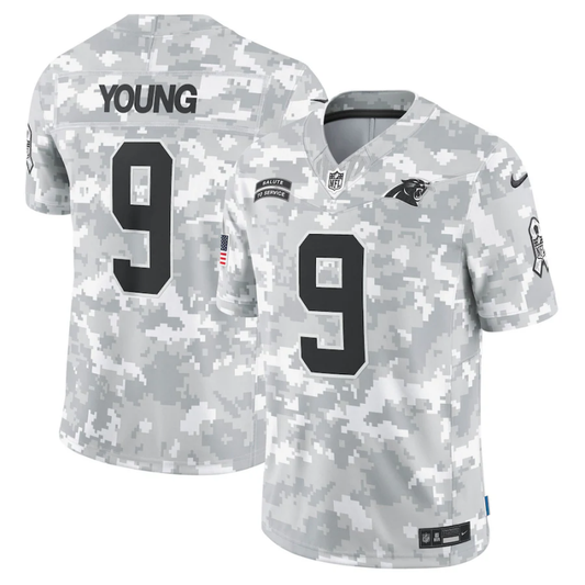 Camisa NFL Carolina Panthers Vapor F.U.S.E. Limited Jersey Salute To Service 2024