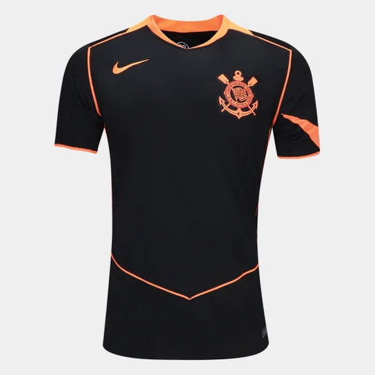 [PRÉ-VENDA] Camisa Nike Corinthians (Total 90) III 2025 - Preta e Laranja - Masculina - Torcedor