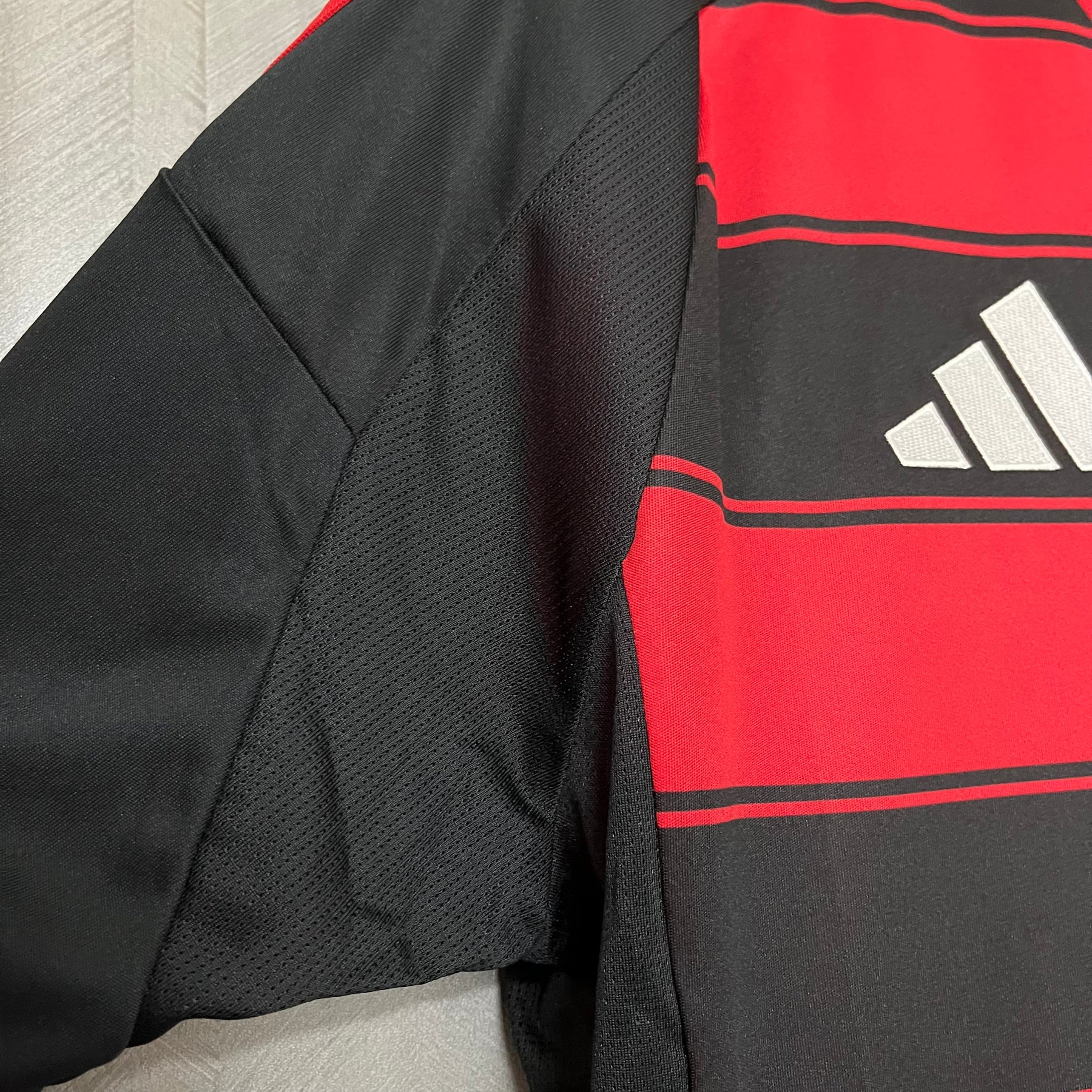 Camisa Flamengo I 2025  s/n° Torcedor Adidas Masculina - Vermelho+Preto