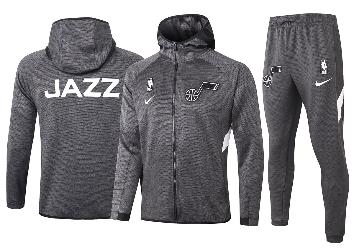Conjunto Nike NBA Therma Flex Utah Jazz Preto Treino