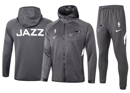 Conjunto Nike NBA Therma Flex Utah Jazz Preto Treino