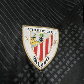 Camisa Athletic Bilbao Goleiro 24/25 s/n° Torcedor Masculino - Preto