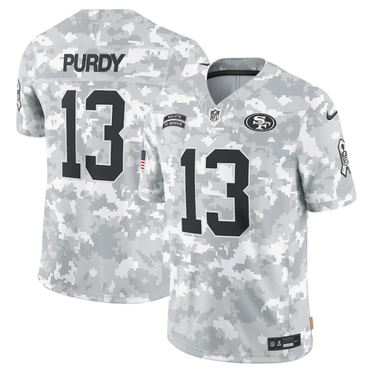 Camisa NFL San Francisco 49ers Vapor F.U.S.E. Limited Jersey Salute To Service 2024
