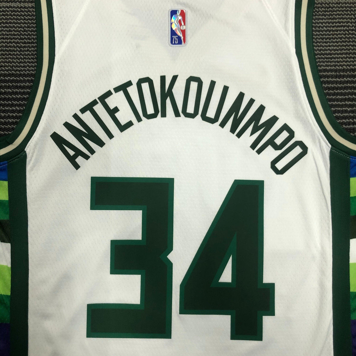 Regata NBA Milwaukee Bucks City Edition Diamante 75th Masculina
