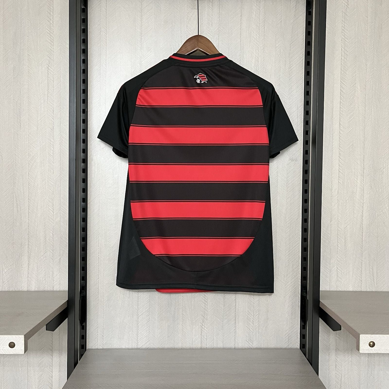 Camisa Flamengo I 2025  s/n° Torcedor Adidas Feminina - Vermelho+Preto