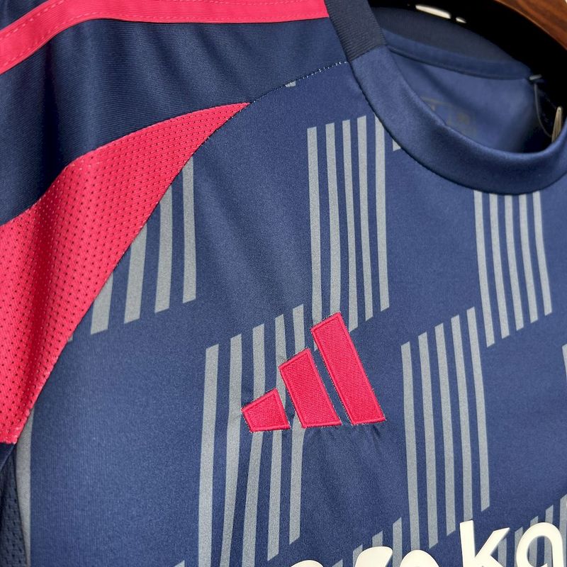Camisa Nottingham Forest I 24/25  Azul e Vermelho