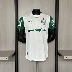 Camisa Palmeiras II 2025 Jogador  C/Patrocinio - Branca