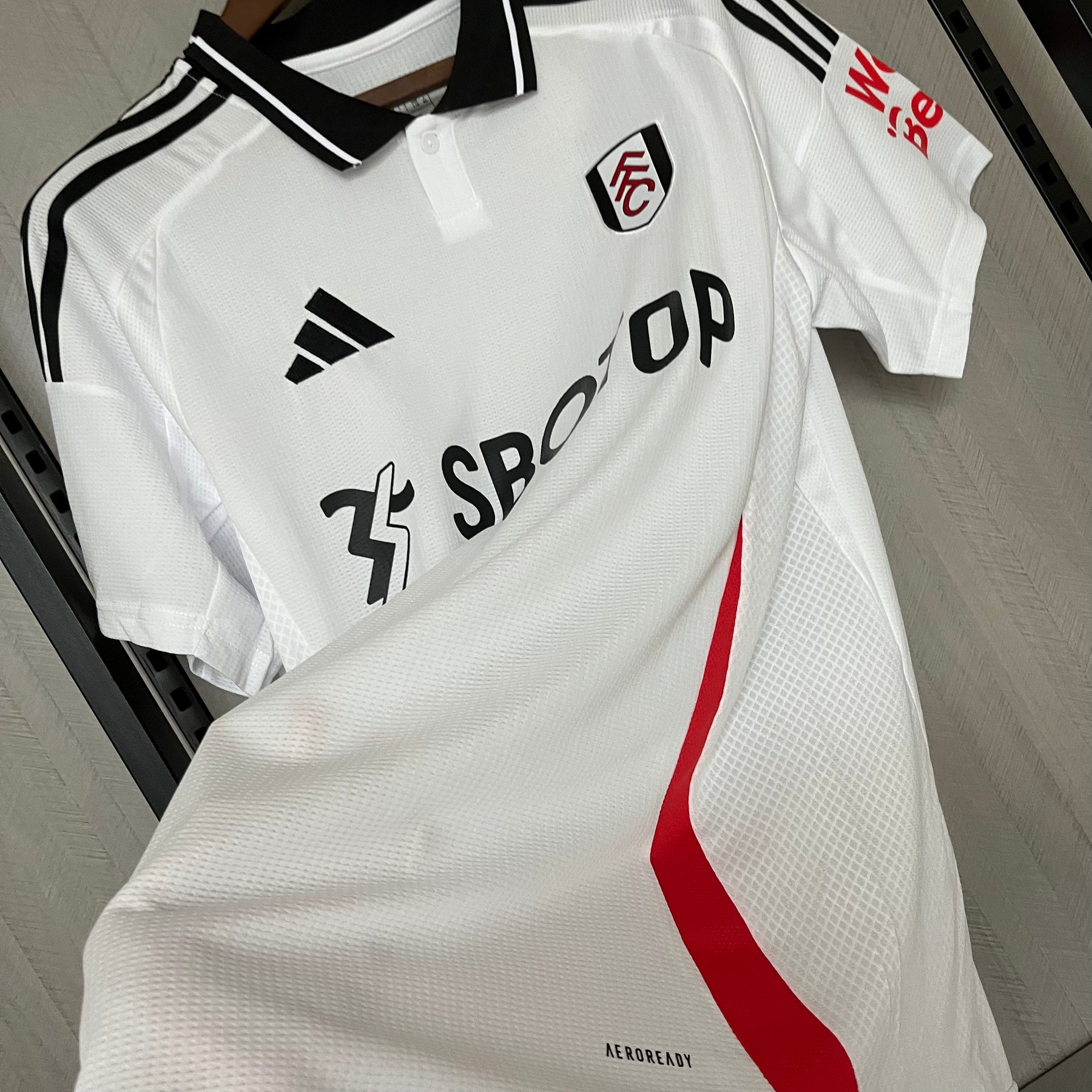 Camisa Fullham I 24/25 Adidas - Branca