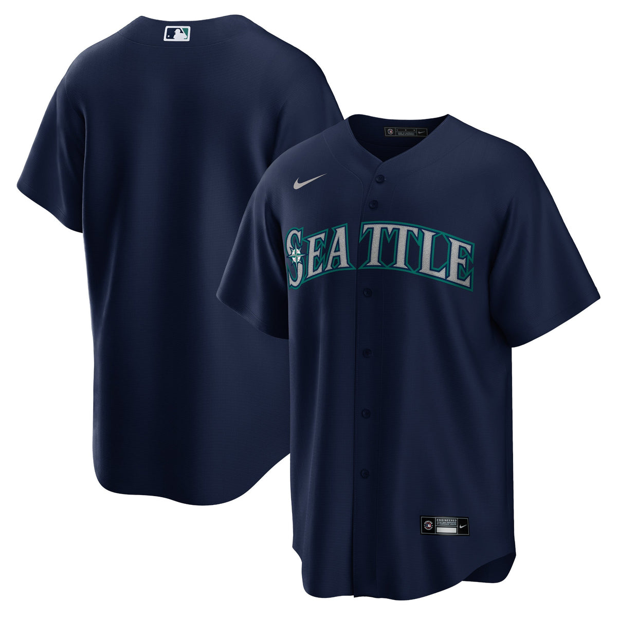 Camisa MLB Seattle Mariners Azul Torcedor
